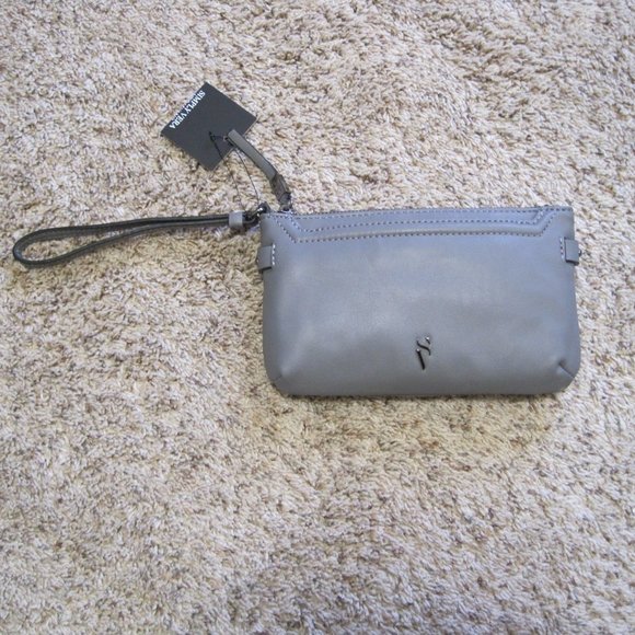 NWT Simply Vera Vera Wang gray wristlet - Picture 1 of 13